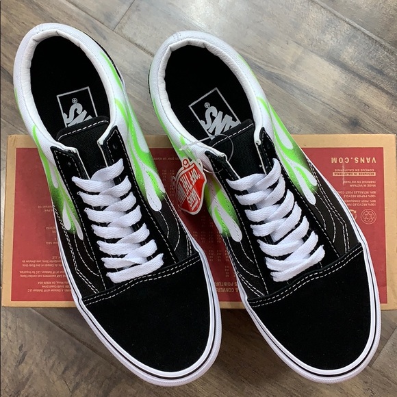 WMNS VANS OLD SKOOL FLAME black/true white - Picture 6 of 16